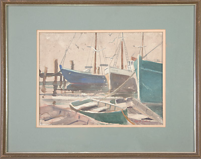 Irene, Boats at Dock