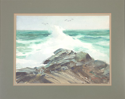 Breaking Wave (class demo - watercolor)
