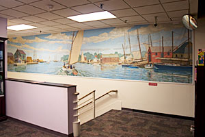 Installation in the Patchogue-Medford Library